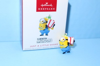 2024 Hallmark JUST A LITTLE SHAKE Illumination Minions Miniature BRAND NEW