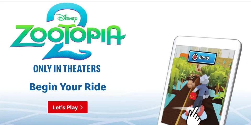 2025 McDONALD'S Zootopia 2 Disney HAPPY MEAL TOYS Or Set - Image 2 of 2