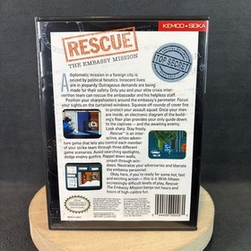 Nintendo NES - Rescue: The Embassy Mission - Game, Manual, & Case - Tested