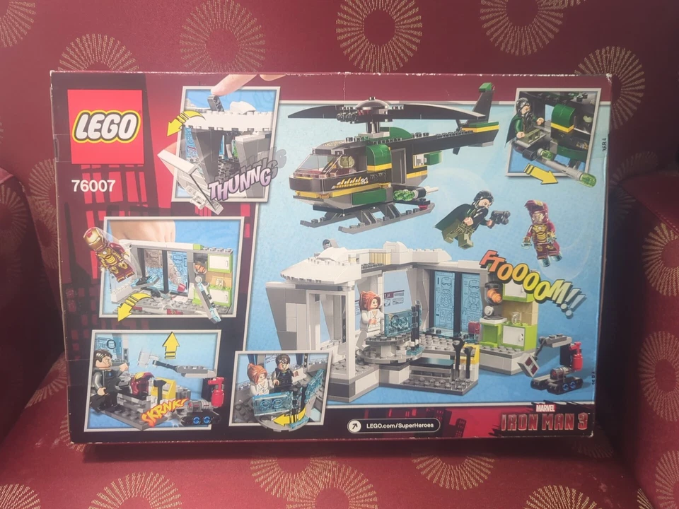 2013 Lego Marvel Super Heroes 76007 Iron Man Malibu Mansion Attack New Sealed - Image 4 of 4