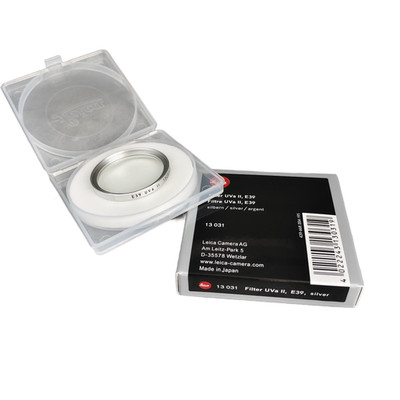 NEW OEM Genuine Leica UV Filter UVa II E39 Silver #13031