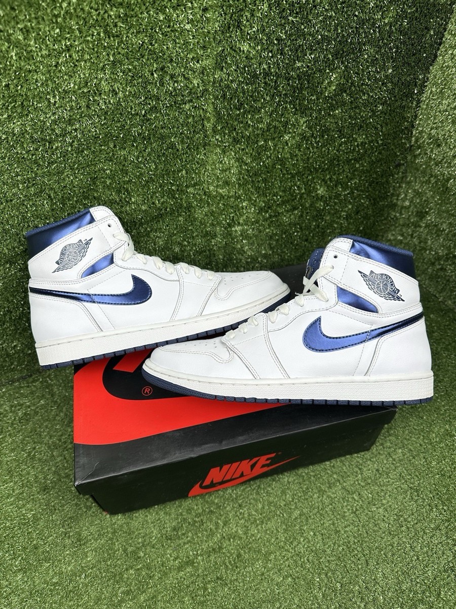NIKE　ナイキ　エアジョーダン１ レトロハイ OG メタリックネイビー Size 10.5 - Air Jordan 1 Retro OG High Metallic Navy 886915362071