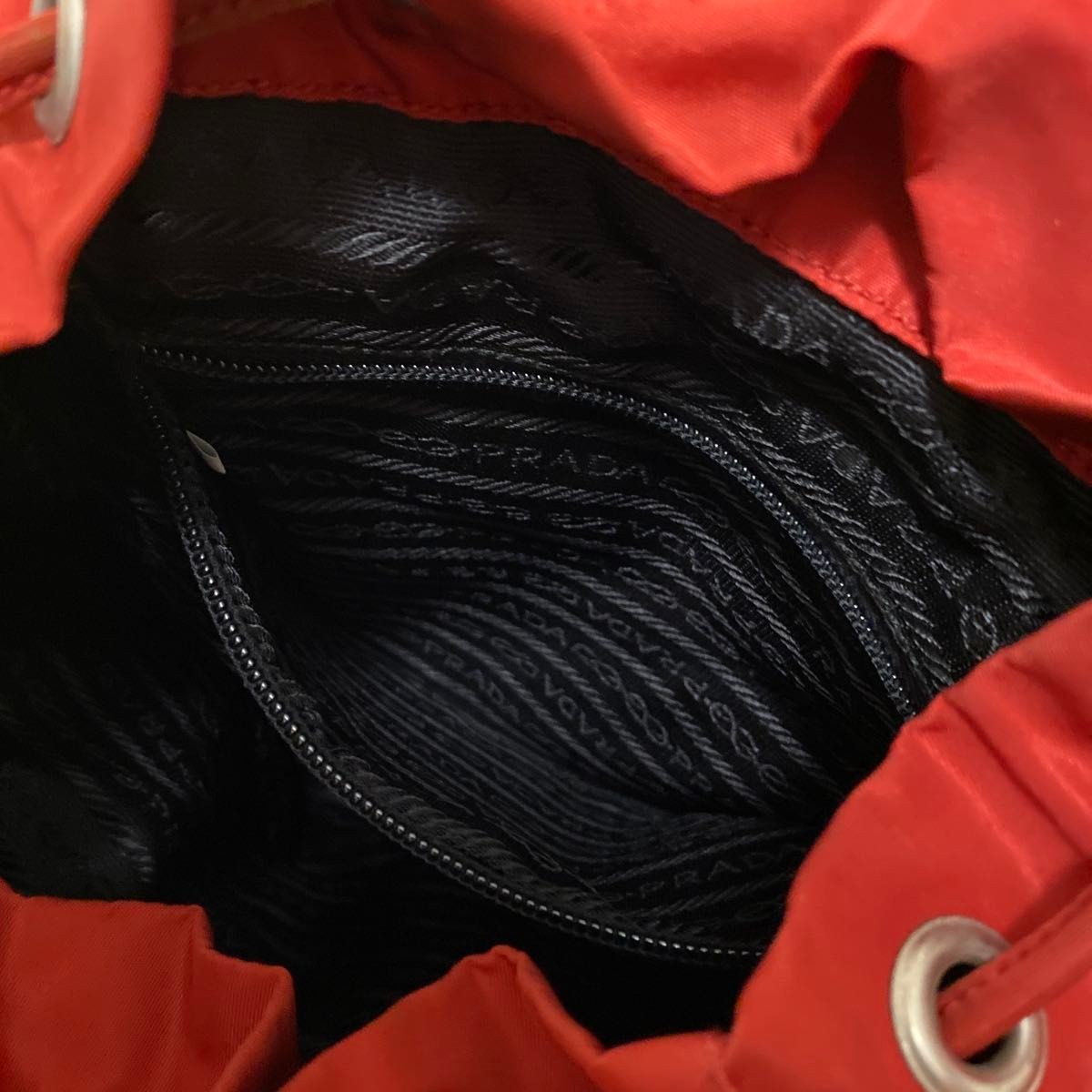 PRADA nylon backpack triangular logo Tessuto Vela… - image 16