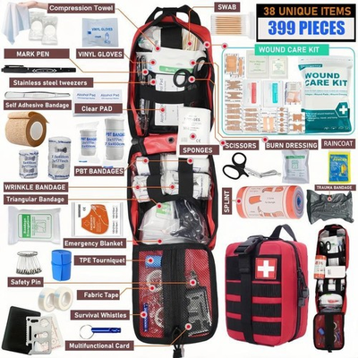 #ad Trauma First Aid Kit Tourniquet Military Survival Kit IFAK EMT $39.98