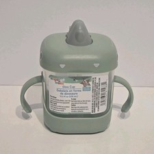 angel mine Dino Cup Sippy Cup Handles Straw BPA-Free Green 12.5 fl oz 370 mL 