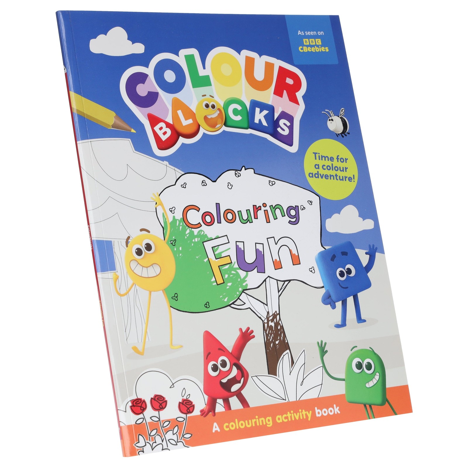 Colourblocks Colouring Fun: A Colouring Activity Book - Ages 3-6 - Paperback