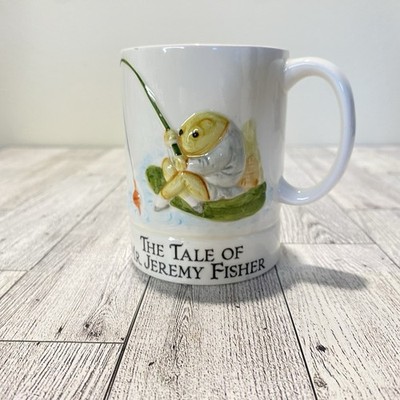 Beatrix Potter Tales of Jeremy Fisher MUSICAL Mug  Over The Rainbow   READ
