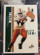 1999 Gatorade Full Force Football Reggie Wayne RC Rare 