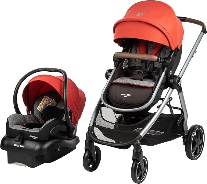 best newborn travel stroller Mamazing Ultra Air Lightweight Baby with Carbon Fiber Frame Color:RED HEAD/MATTE SILVER 50/50 Nomad Design Squidtrex Jig