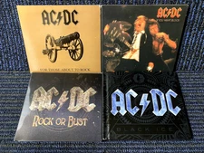 AC/DC 4 CD DIGIPAK LOT IF YOU WANT BLOOD HIGHWAY TO HELL BLACK ICE ROCK OR BUST