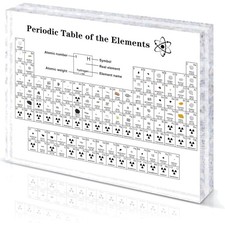 Periodensystem mit echten Elementen 83 Proben...