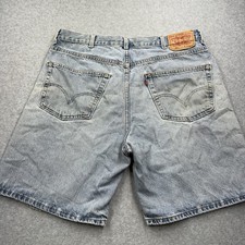 VTG/Y2K Levi's 550 Men's Relaxed Fit Denim Jorts Light Wash Blue Pockets Baggy