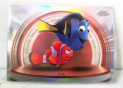 2025 Pixar Gold Double Acts #DA-3 Marlin & Dory Rose Gold Etch 2/5 Finding Nemo