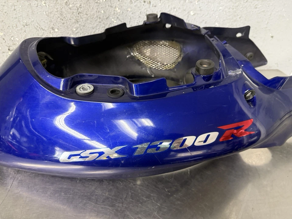 99-07 SUZUKI GSXR 1300 2000 HAYABUSA OEM CARENADO TRASERO PLÁSTICO AZUL Foto 4 de 4