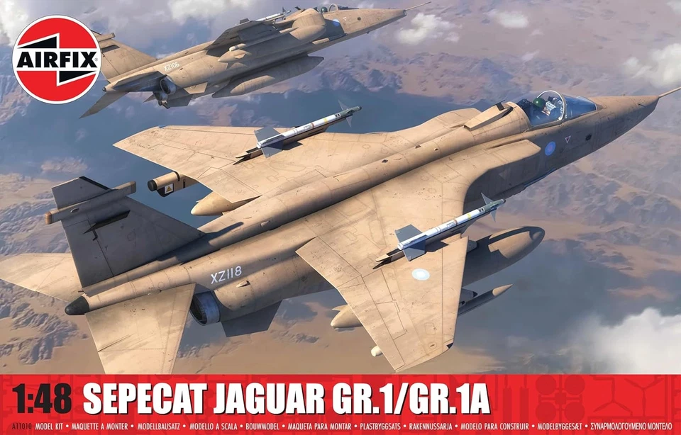 Airfix A11010 SEPECAT Jaguar GR.1/GR.1A Classic Kit - Immagine 3 di 4