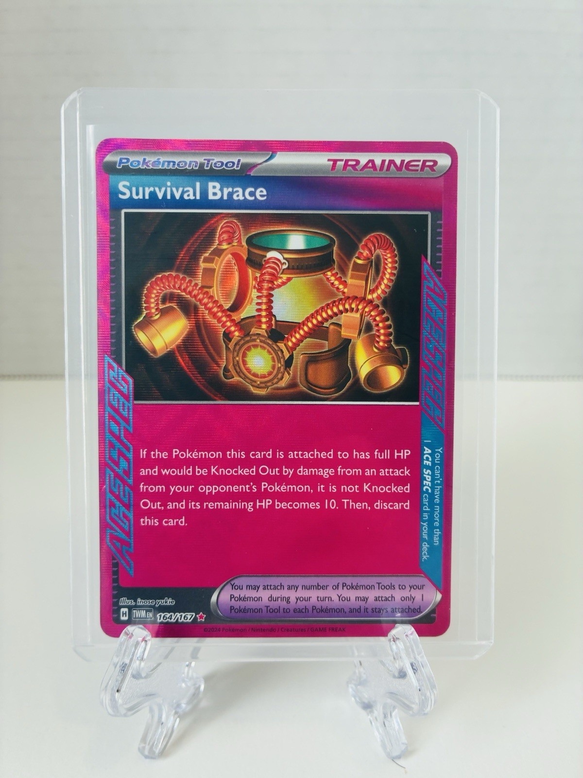 Pokemon Survival Brace 164/167 (ACE SPEC) - Near Mint