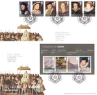 2 x GB RM FDCs: 2009 The House of Tudor - Set & Sheet + Bureau Cancels