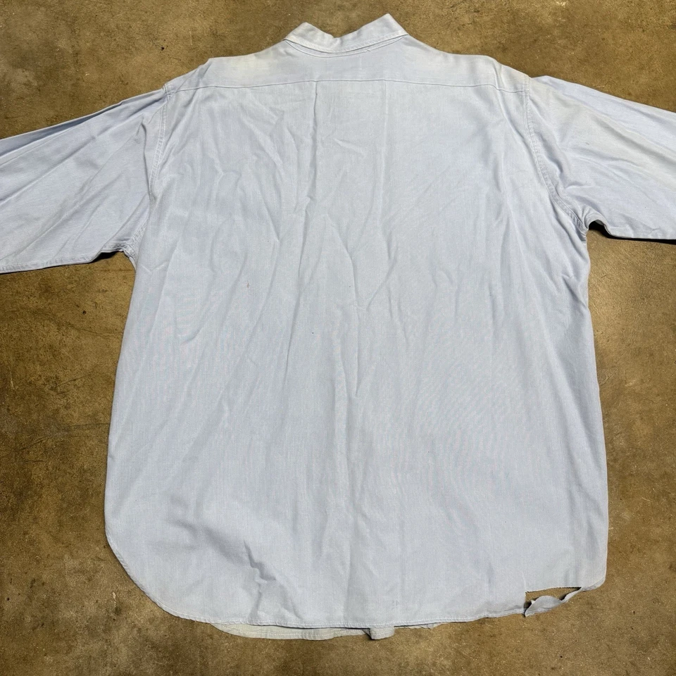 Vintage 50s/60s Master Garment Sanforized Chambray Western Costume Company Shirt - Image 2 of 4