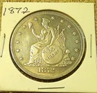 1872 Trade Dollar Coin