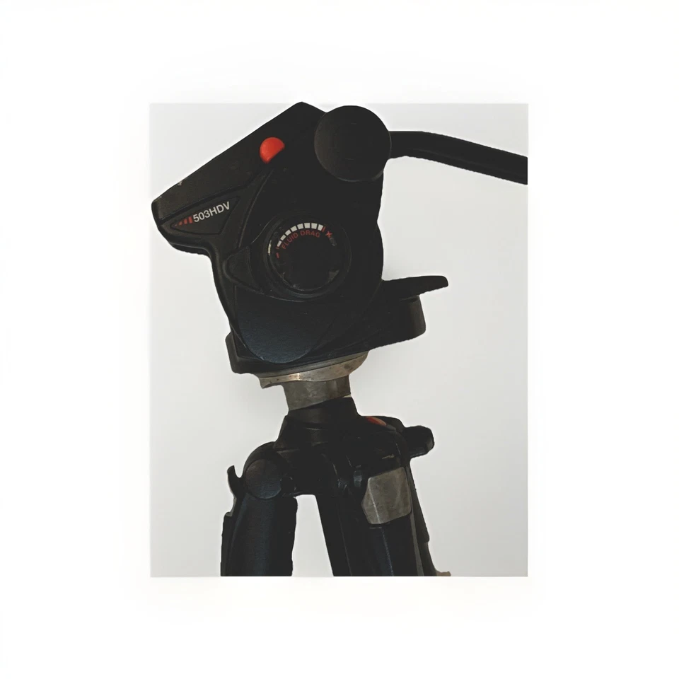 Manfrotto 503HDV Professional Video Fluid Head and Tripod 055XDB Pan Clean - Image 3 of 4