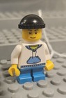 Lego MINIFIGURE- City Little Boy White Hoodie Winter Market Cty0438 Lot110 — photo 1