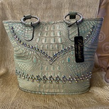 Raviani Bag  With Crystals 12 Inch Drop Strap