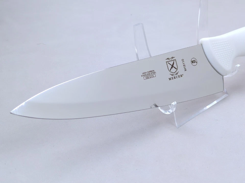 Mercer CULINARY 8" CHEF'S Knife M18110, High Carbon Japanese Steel, NSF Rated! - Image 3 of 4