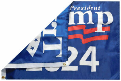 Trump 2024 "I'll Be Back" 3x5 Foot Printed Nylon Flag – USA Banner