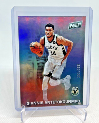 2022 Panini Father's Day GIANNIS ANTETOKOUNMPO Silver 131/199 #10 Bucks