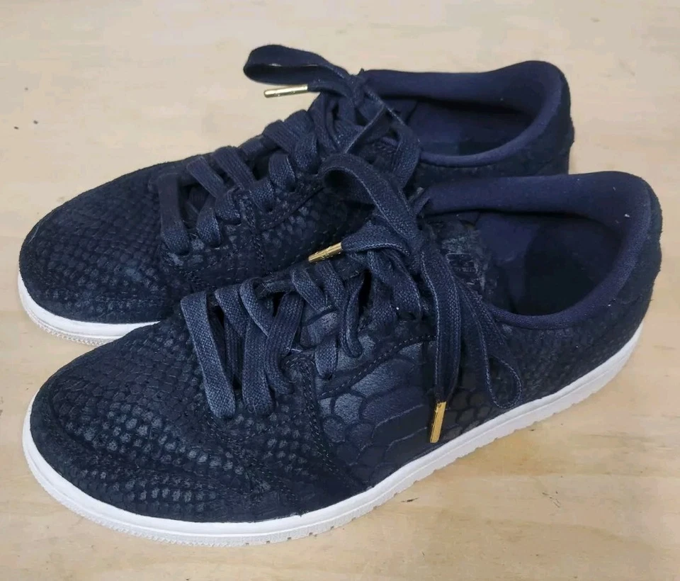 Air Jordan 1 ретро низкий черный питон W размер 9 - Изображение 2 из 4