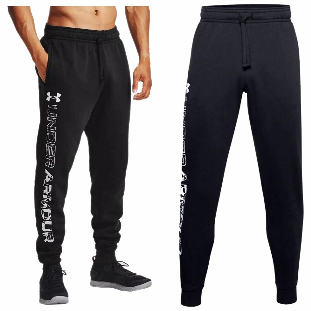 under armour womens rival fleece graphic track pants