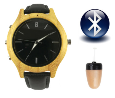HOT Bluetooth Watch Earpiece Wireless Gadget Bug Covert Invisible Ear