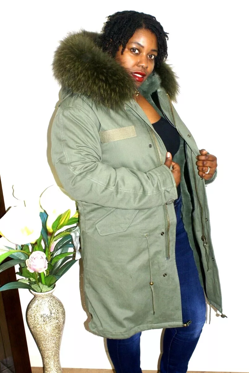 Miss furs parka deals