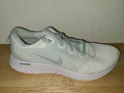 Nike Legend React Summit White Grey Mint Green Women's Running AA1626-101 Size 7