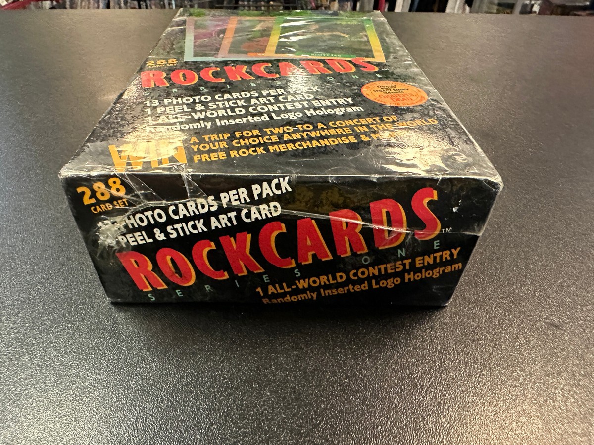 90’s ROCKCARDS SERIES ONE 未開封2箱セット Rockcards Series 1 Trading Cards | eBay