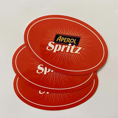 3x Aperol Spritz Aufkleber ca. 14,5x9,5cm oval Neu | Bar | Kneipe