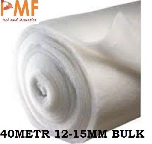 40 Metre 69cm Wide  Koi Pond Fish tank Filter Wool Floss 12-15 mm 135 GSM - Picture 1 of 1