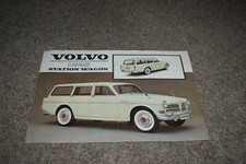 Volvo 122s Station Wagon Single Sheet Brochure 1962 Volvo 122s Station Wagon Single Sheet Brochure 1962