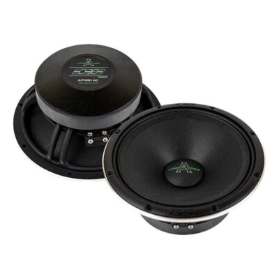 Pair Deaf Bonce Apocalypse 8'' 600 Watt 4 Ohm Midrange Car Speakers AP-M81AC NEW