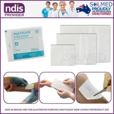FIRST AID WOUND DRESSING NON STICK PREMIUM SUPER ABSORBENT 10cm x 20cm (x10)