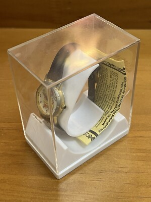 Vintage Ronald McDonald McDonalds Analog Watch Japan Gold 