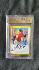2011 Bowman Chrome JD Martinez Gold Refractor Rookie Auto 08/50 BGS 9.5 GEM+