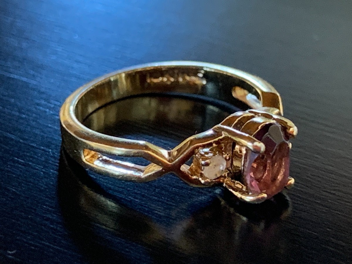 Be  18k リング Zig Zag Stax Ring in 18K Yellow Gold with Diamonds, 5mm