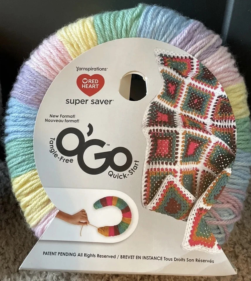 Red Heart Super Saver O'Go Tangle Free Medium Acrylic 7oz Yarn Choice Color - Image 3 of 4