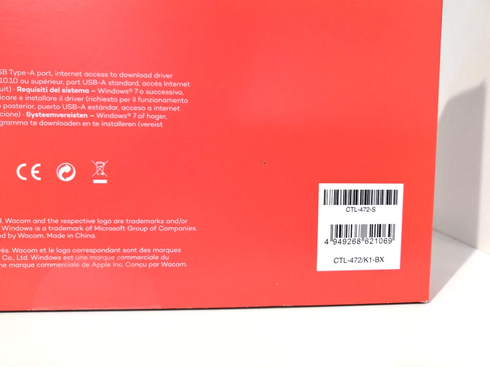 One by Wacom Small Grafiktablett zum Zeichnen und für Bürogebrauch CTL-472/K1-BX - Bild 2 von 3