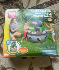 Play Day Space Station Inflatable Water Table BNIB