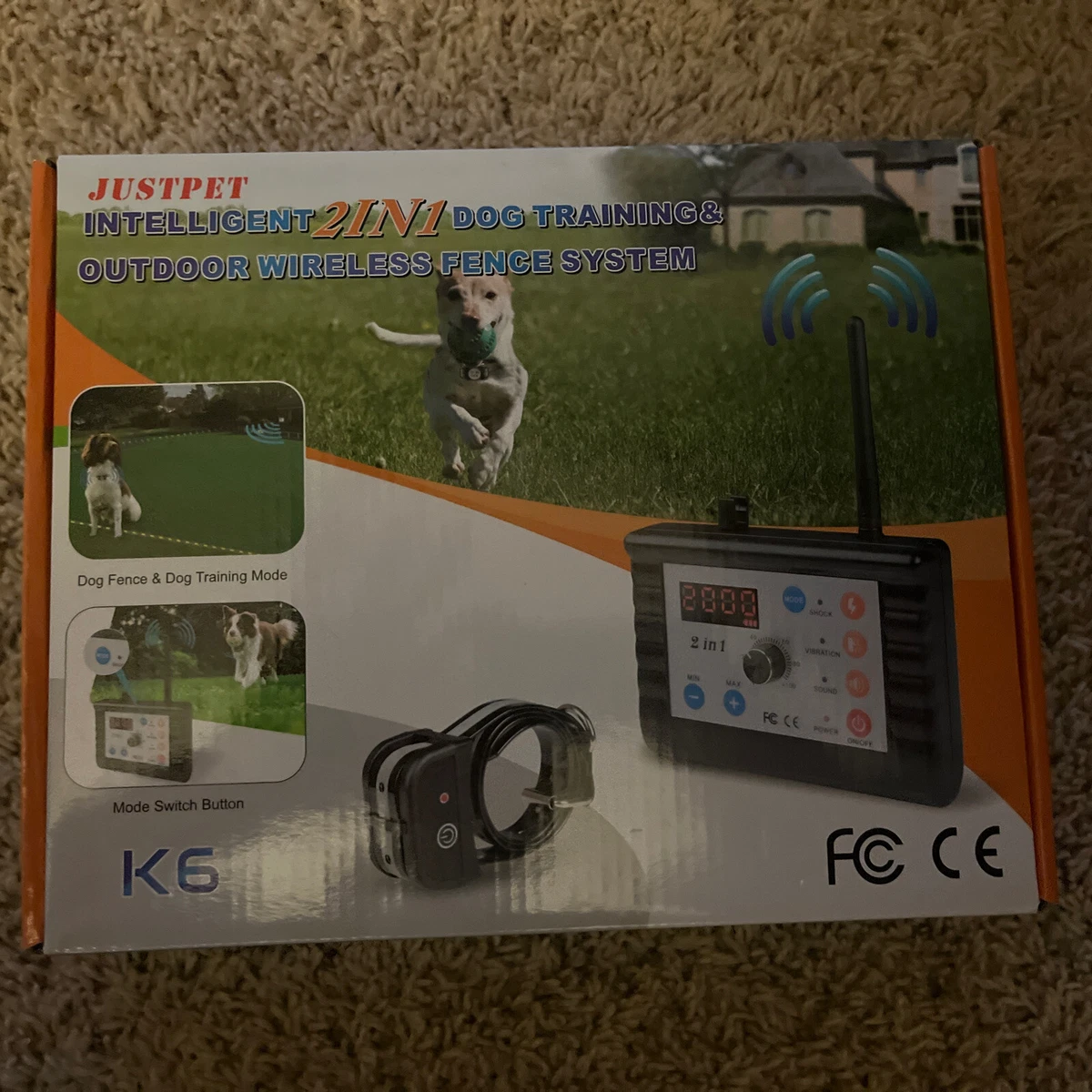 Intelligent 2 in 1 dog cheap training & outdoor wireless fence system