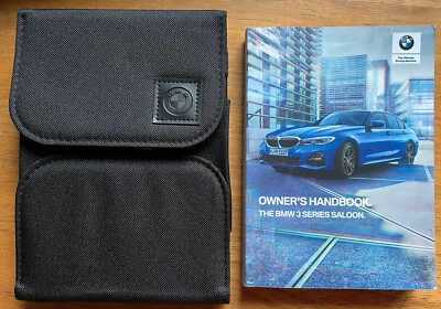 BMW 3 SERIES SALOON G20 HANDBOOK OWNERS MANUAL 2018-2022 WALLET PACK 2019 # - Image 1 of 2
