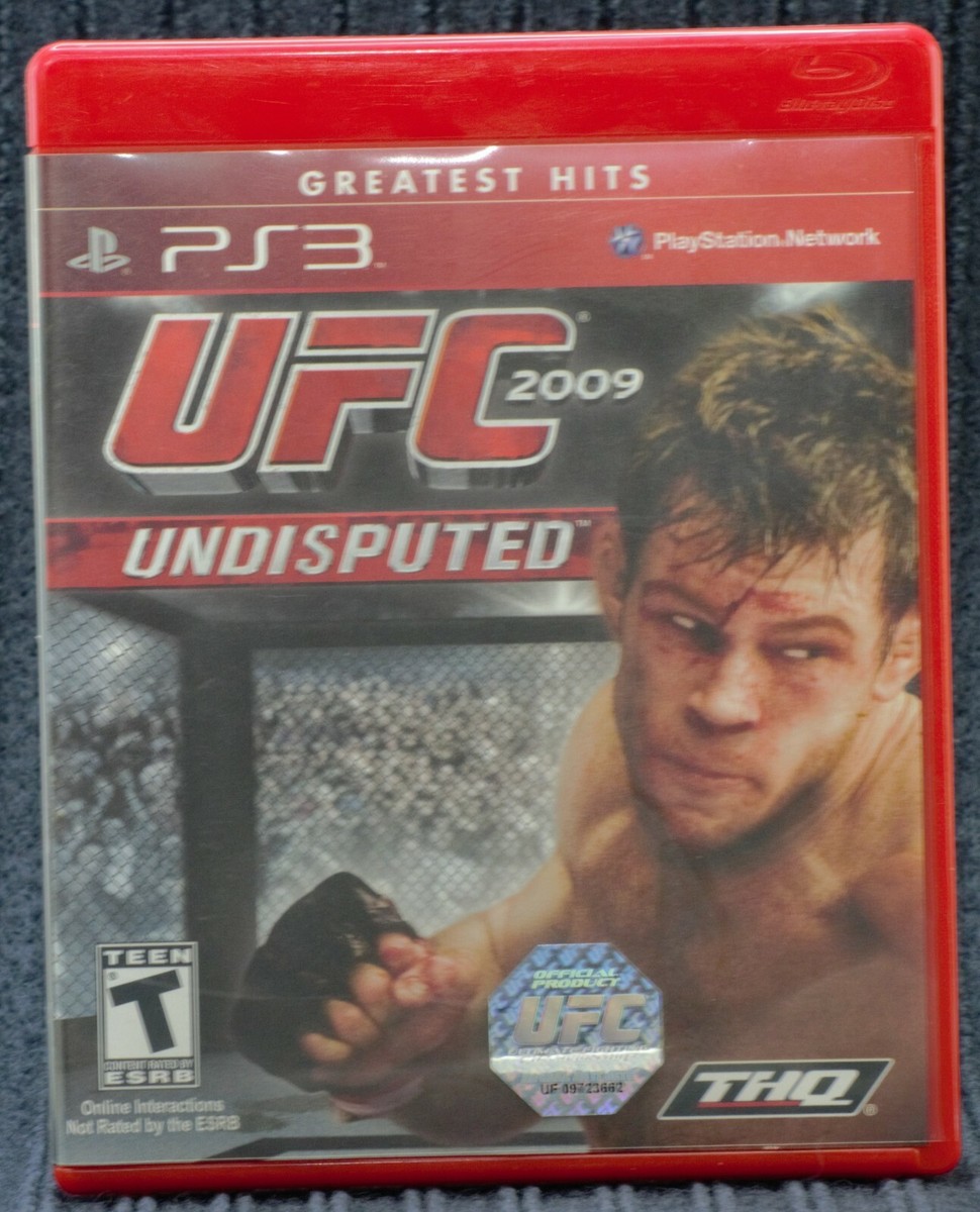 UFC Undisputed 2009 (Sony PlayStation 3, 2009) Complete CIB Clean