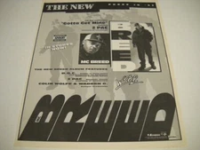 MC BREED the new Breed features D.O.C - 2 PAC others 1993 Promo Poster Ad
